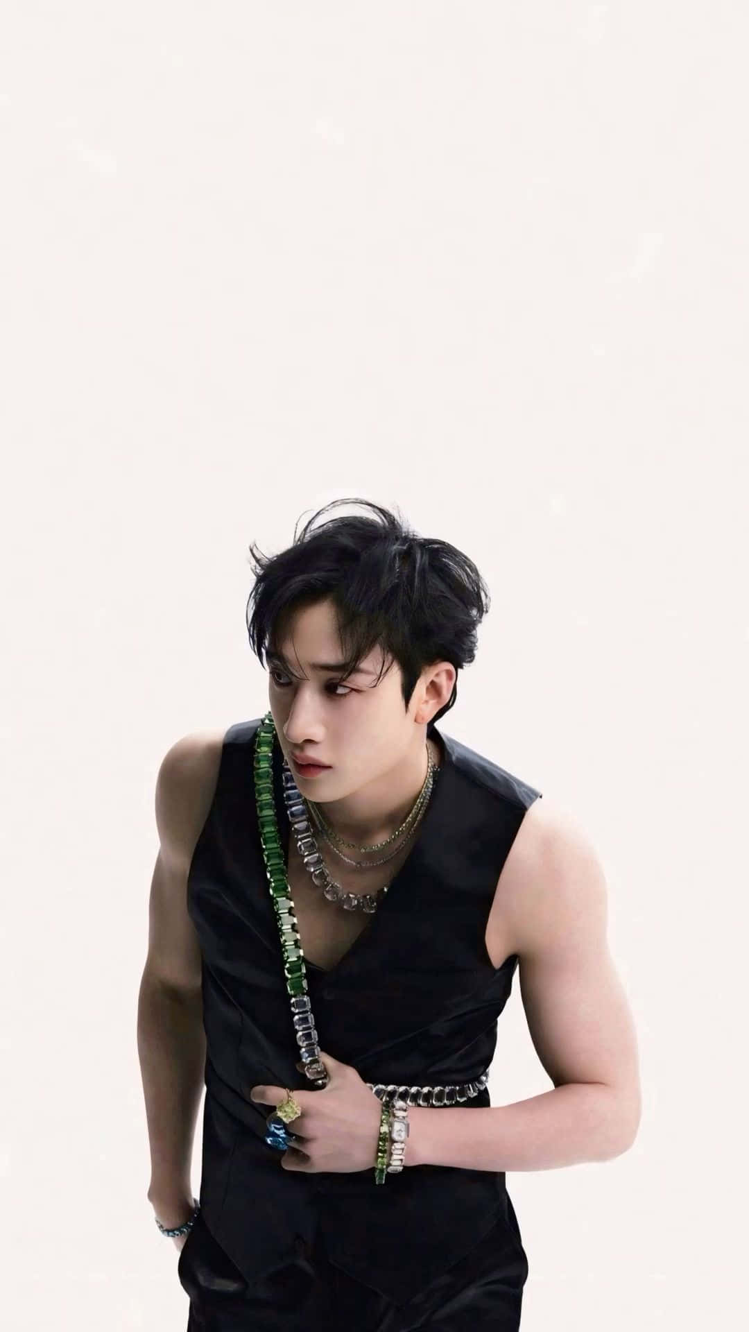 Bang Chan Edgy Look Wallpaper