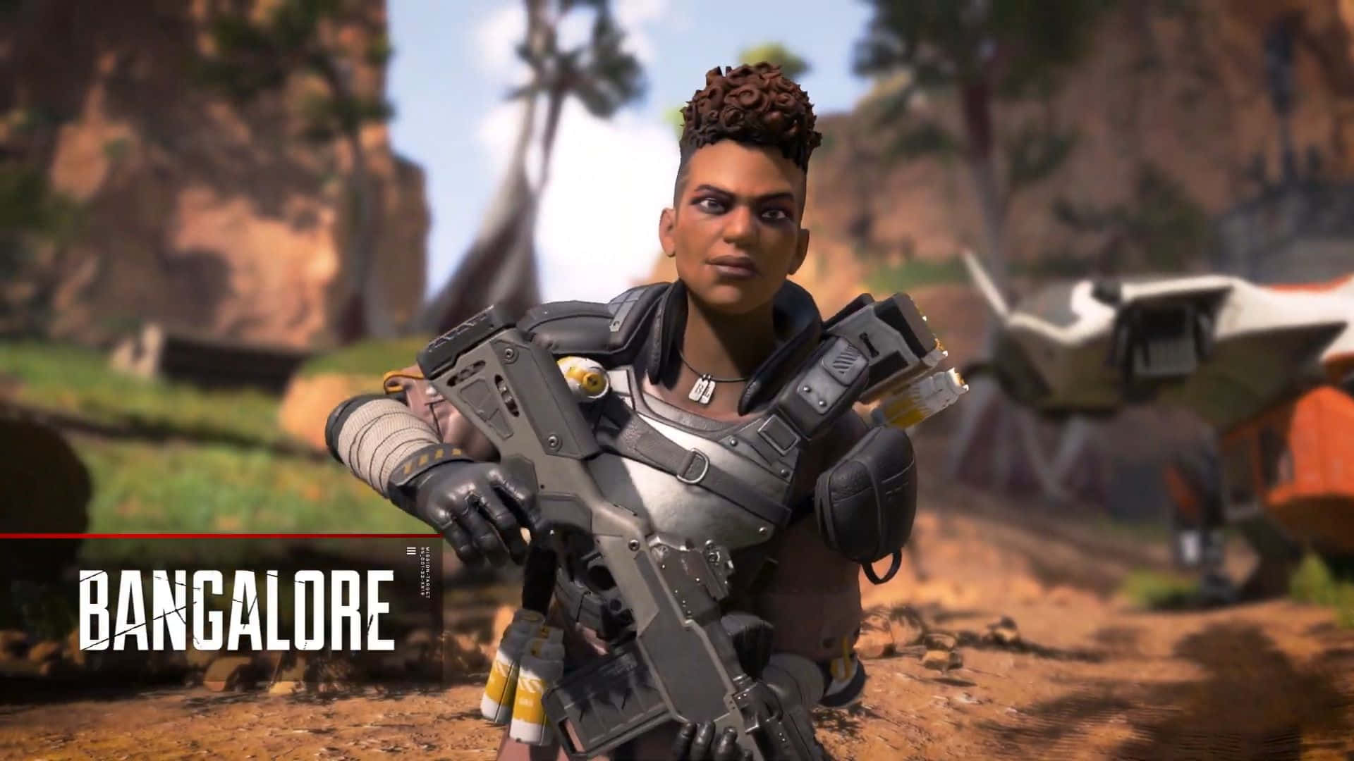Bangalore - The Fearless Fighter In Apex Legends. Wallpaper