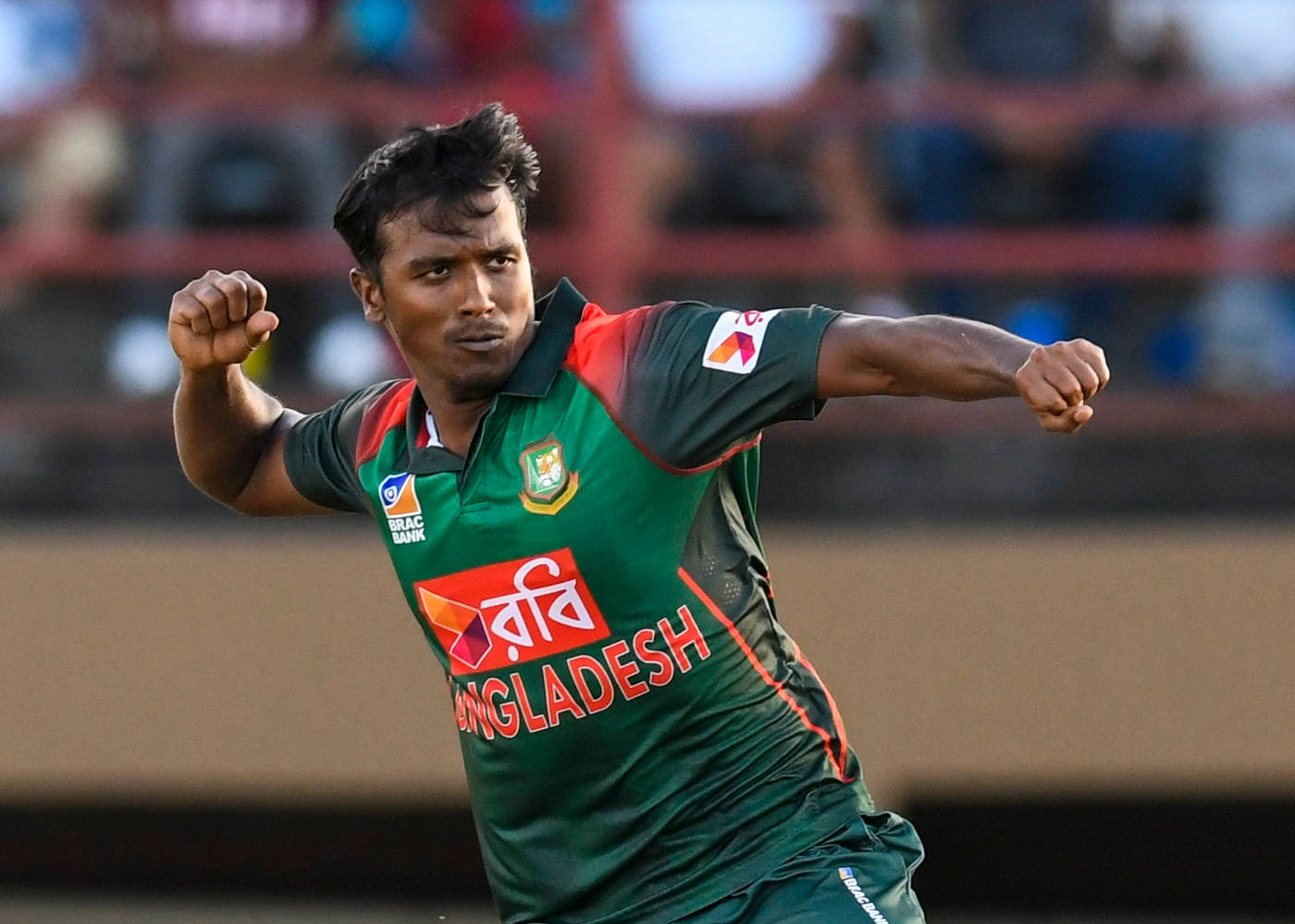 Bangladesh Cricket Bowler Rubel Hossain Varmes Op Wallpaper
