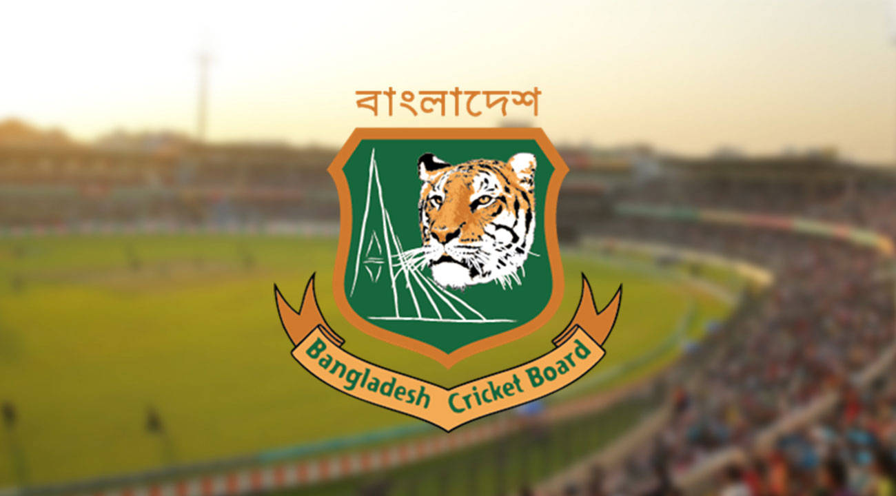 Bangladeschcricket-logo Auf Dem Spielfeld Wallpaper