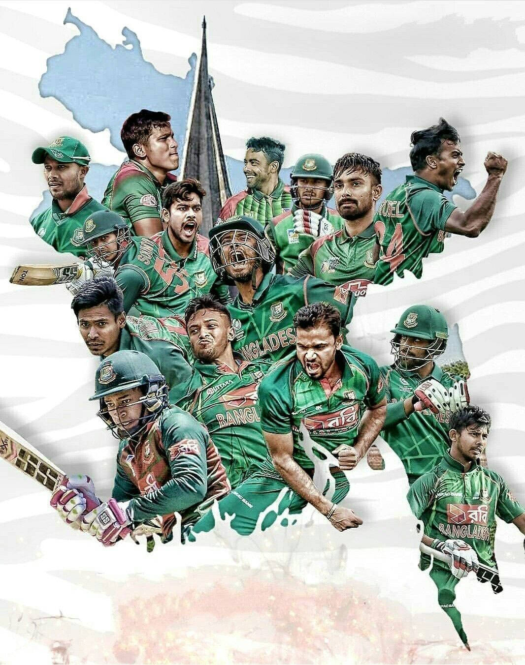 Download Bangladesh Cricket Team Poster Wallpaper 