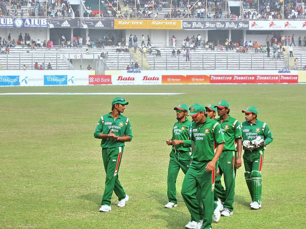 Euphoria of Bangladesh Cricket Team Wallpaper