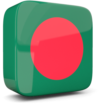 Bangladesh Flag Icon3 D PNG