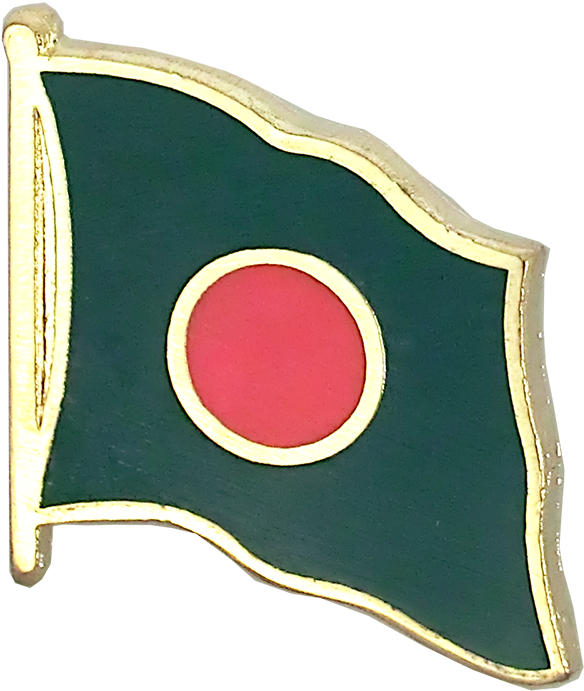 Bangladesh Flag Pin PNG