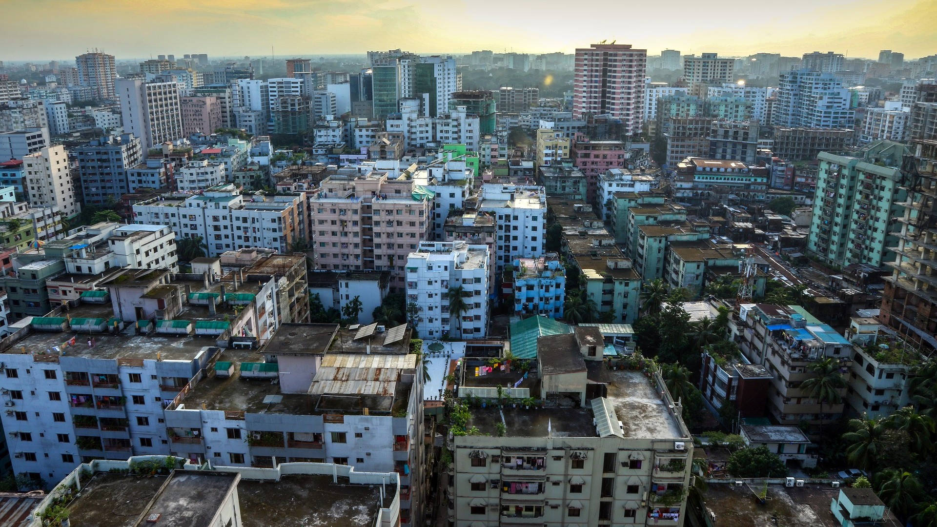 Bangladesh Urbaniseret Område Wallpaper