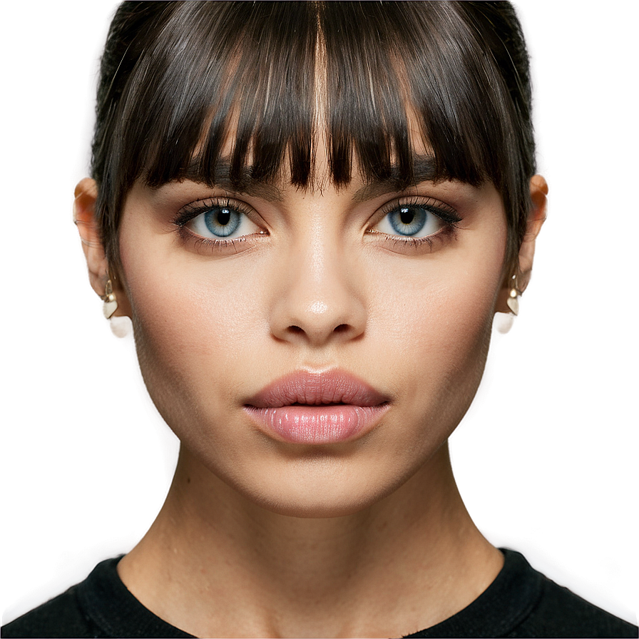Bangs For Heart Shaped Face Png 10 PNG