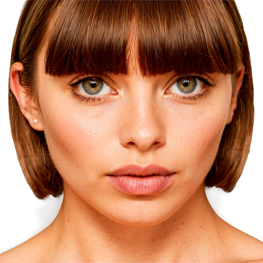 Bangs For Oval Face Png Ueb86 PNG