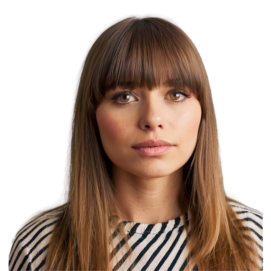 Bangs For Round Face Png Dwa PNG