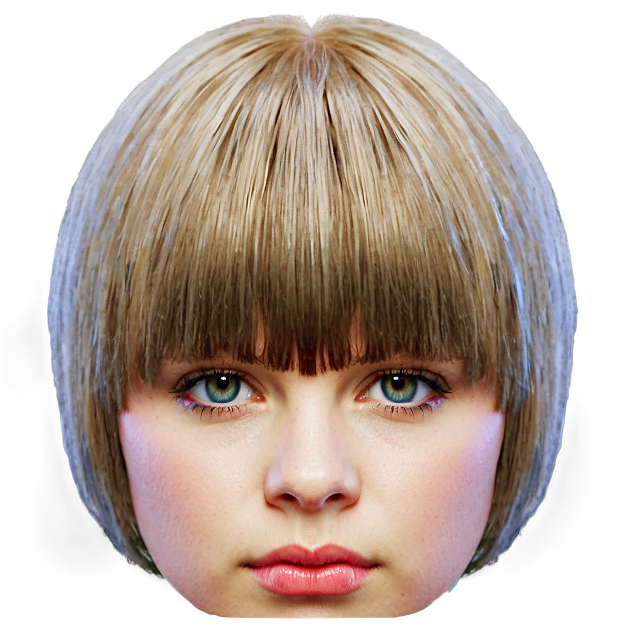 Bangs For Square Face Png Cel PNG
