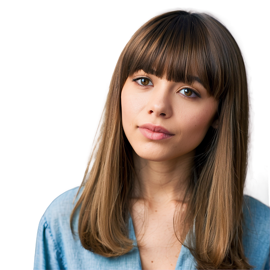 Bangs Hairstyle Inspiration Png 60 PNG