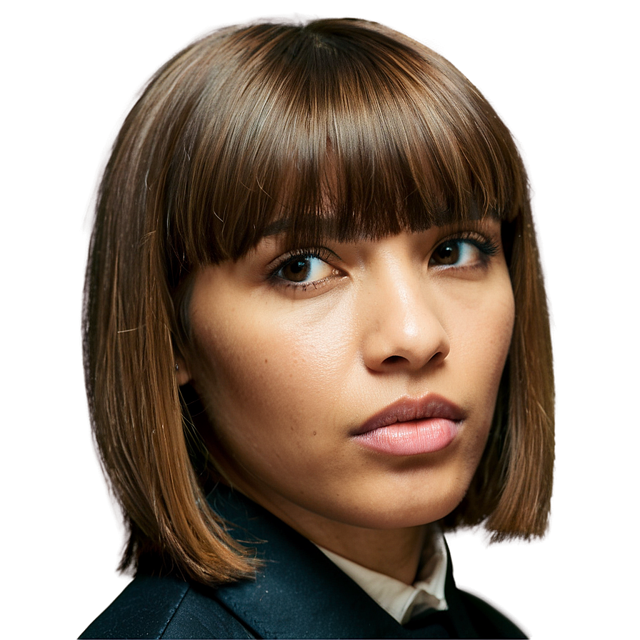 Bangs Hairstyle Inspiration Png Trv60 PNG