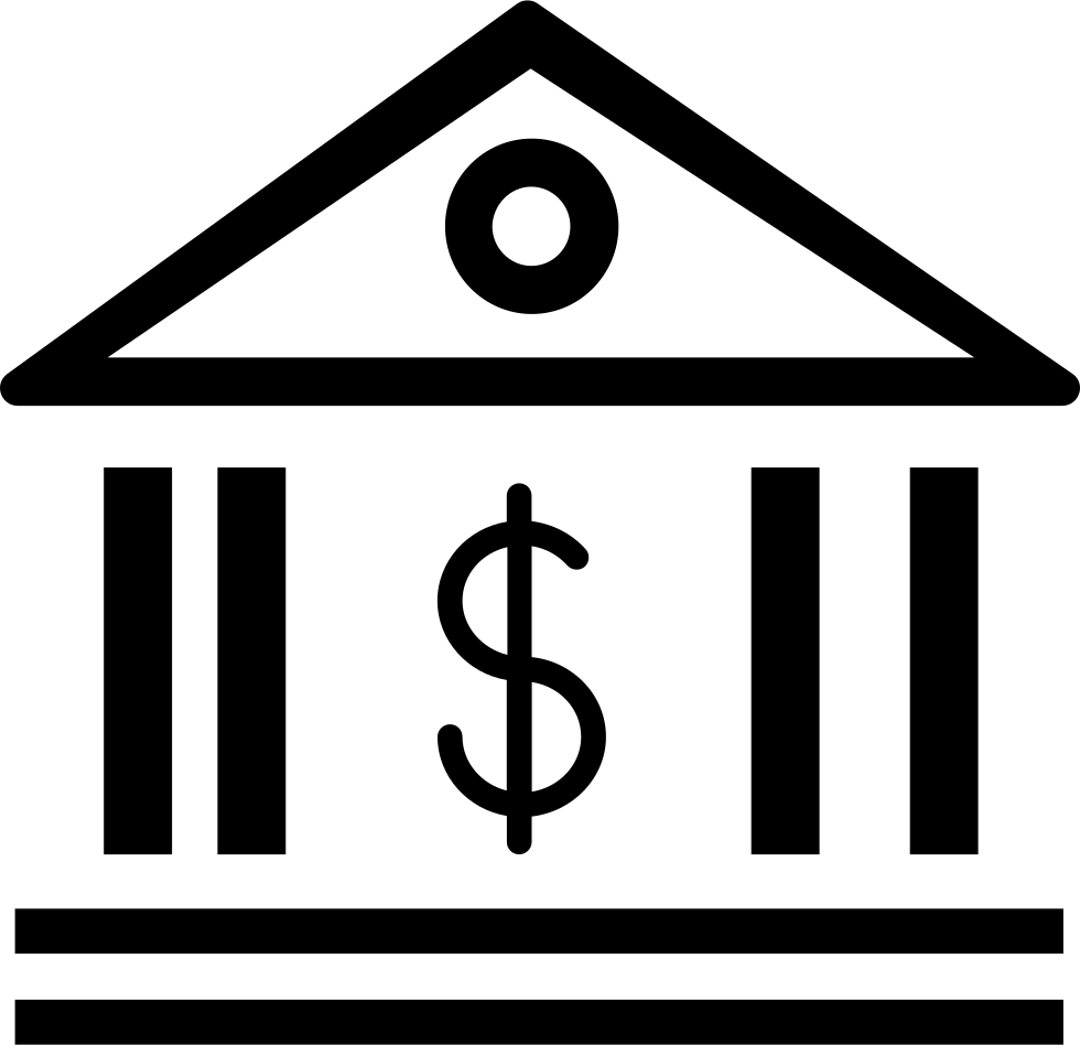 Download Bank Building Dollar Sign Icon | Wallpapers.com