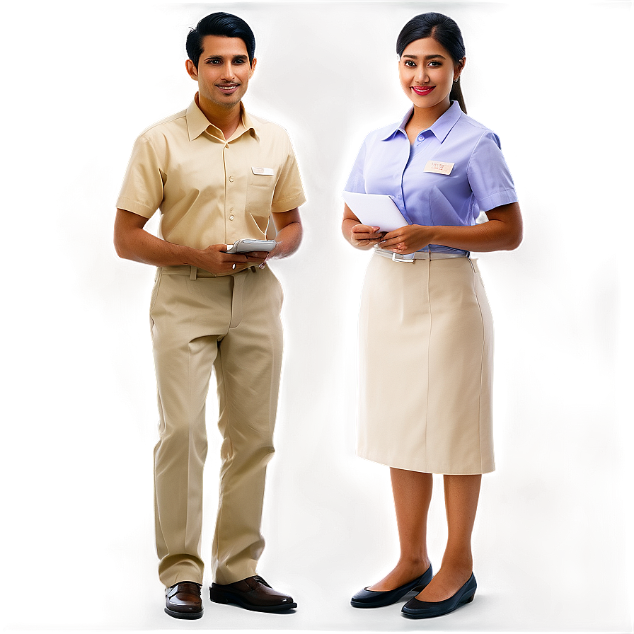 Bank Employee Uniform Png 06252024 PNG