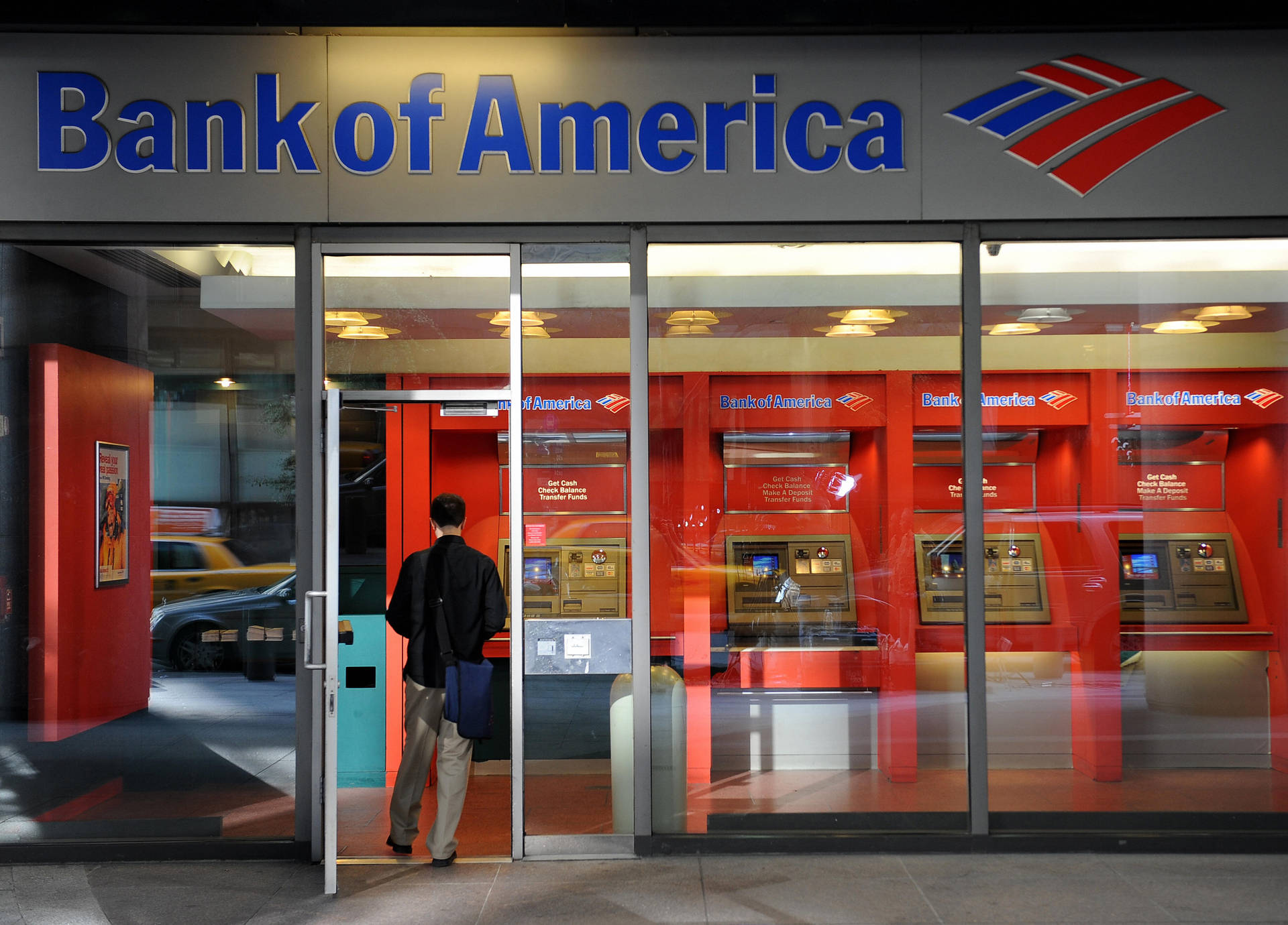 Bank Of America Atm Booths Picture