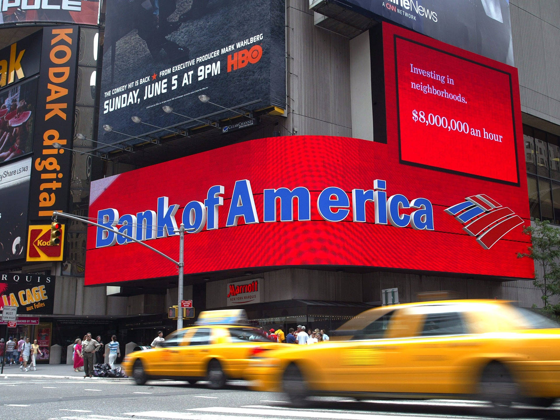 Bank Of America In The City Wallpaper
