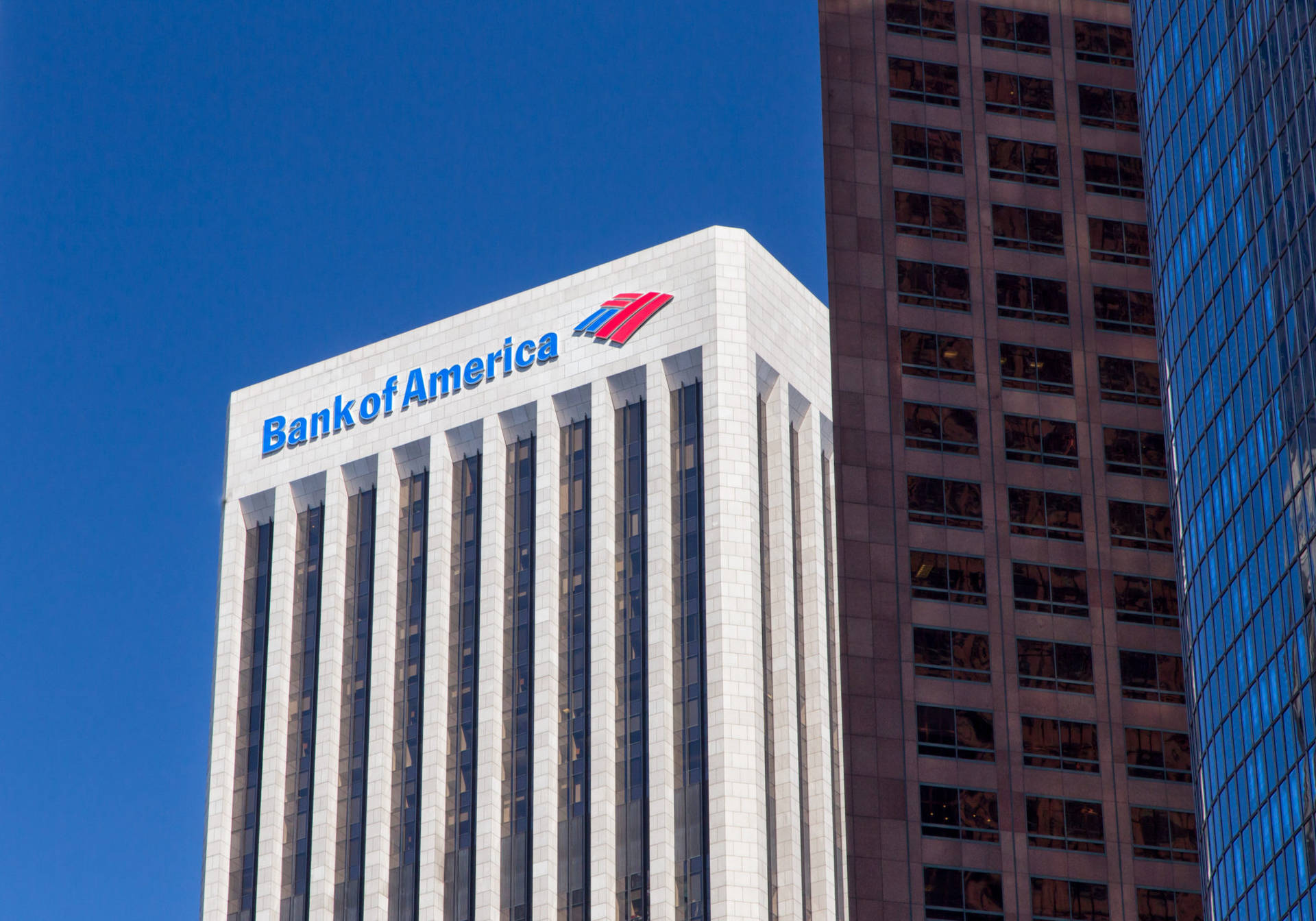 Bank Of America White Building Wallpaper