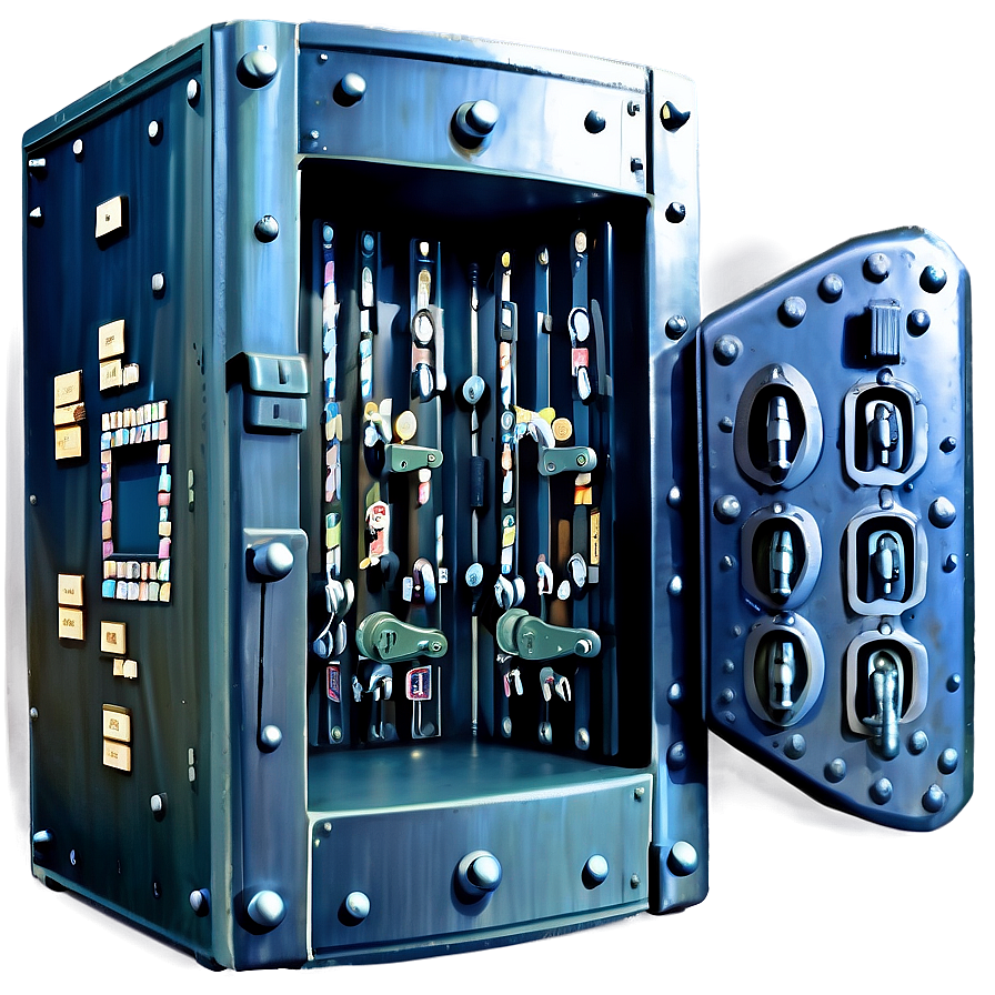 Bank Vault Code Lock Png 06262024 PNG