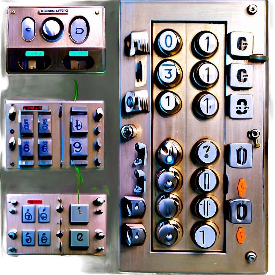 Bank Vault Keypad Png 06262024 PNG