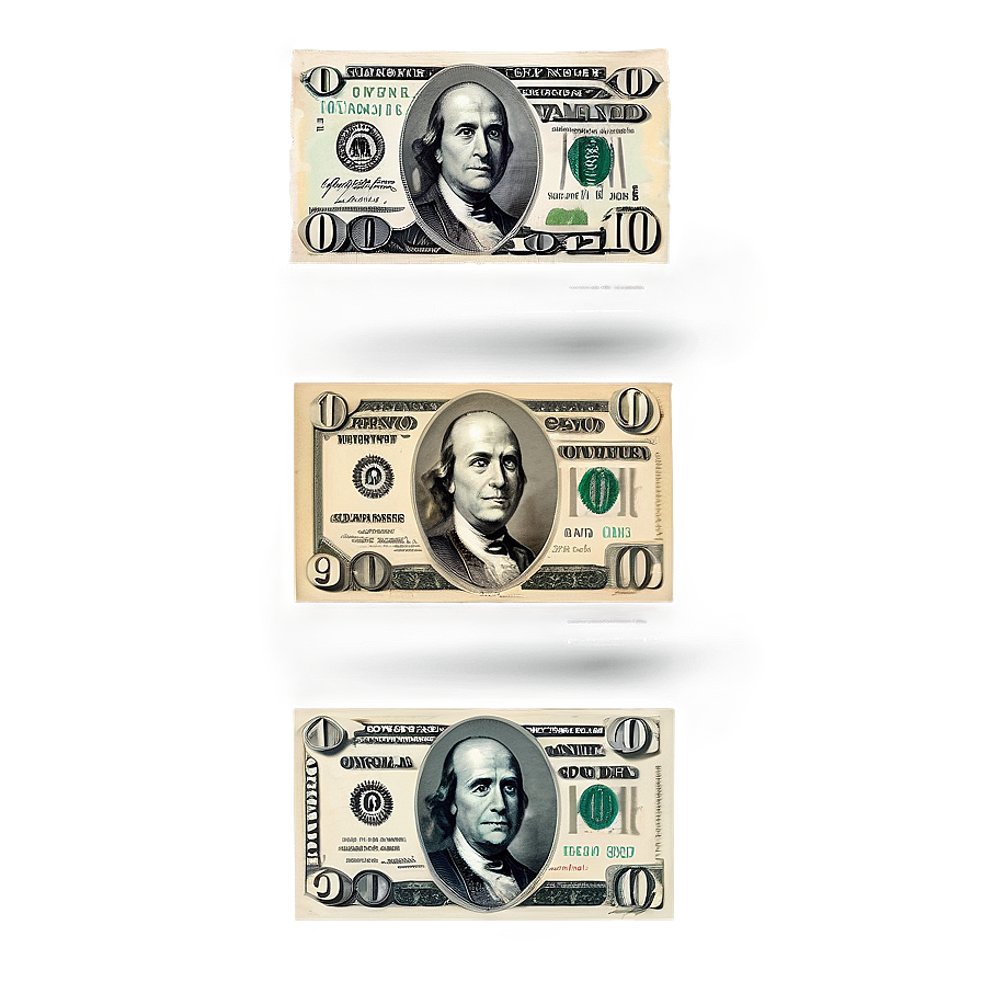 Banknotes Bundle Png 05242024 PNG