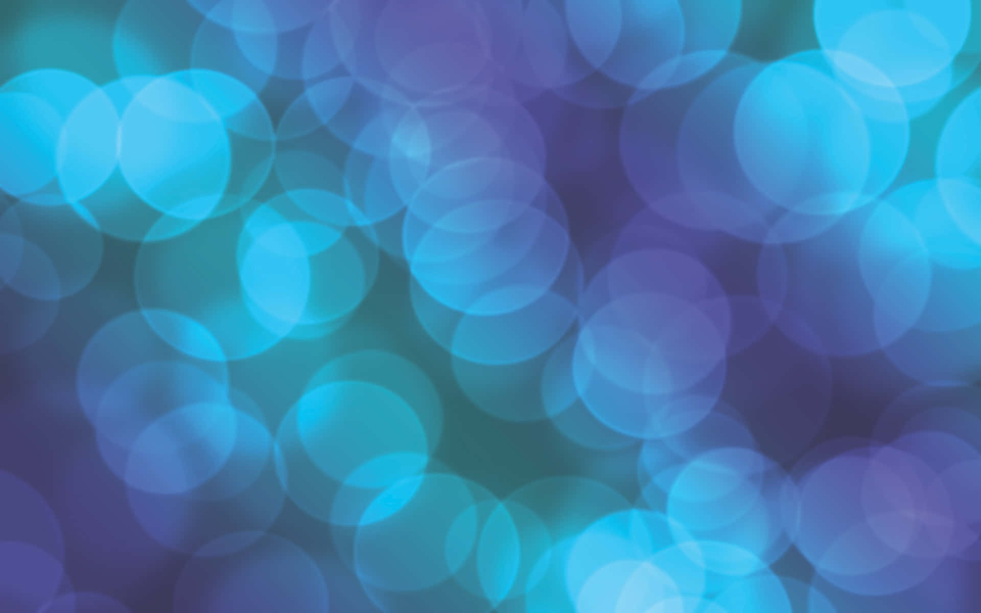 Blue Bokeh Effects Banner Background
