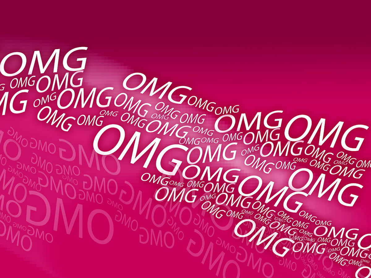 Fuchsia Pink Omg Banner Background