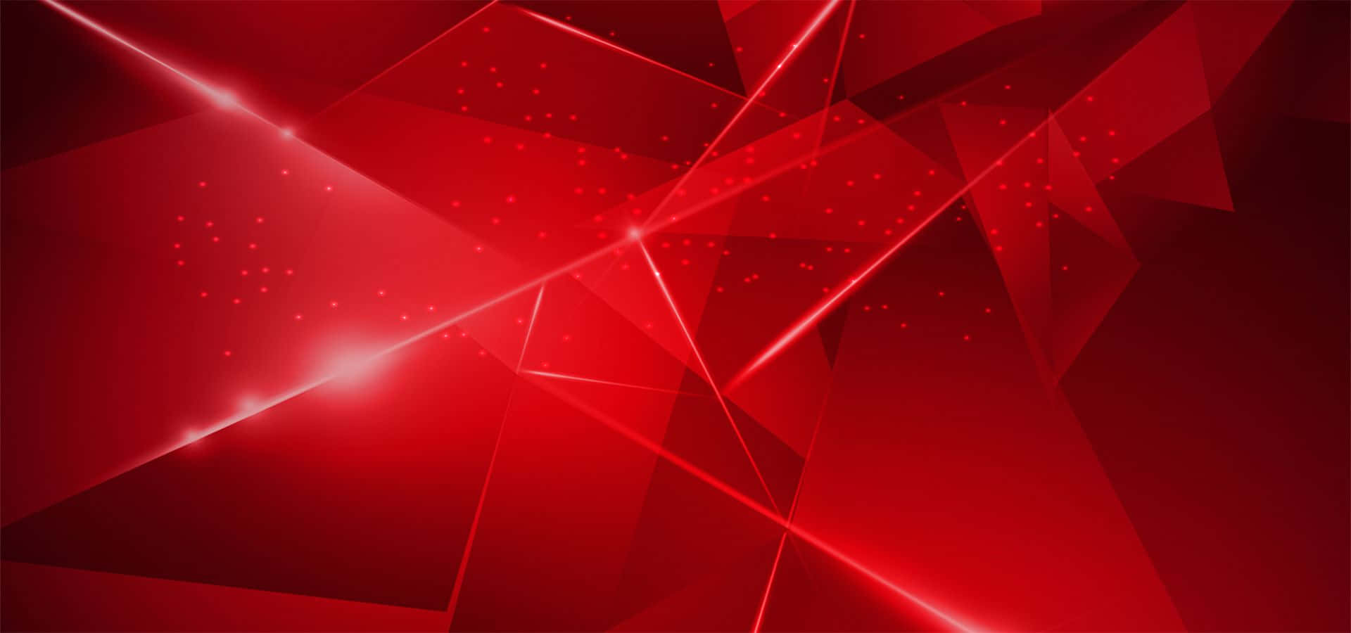Geometric Red Aesthetic Banner Background