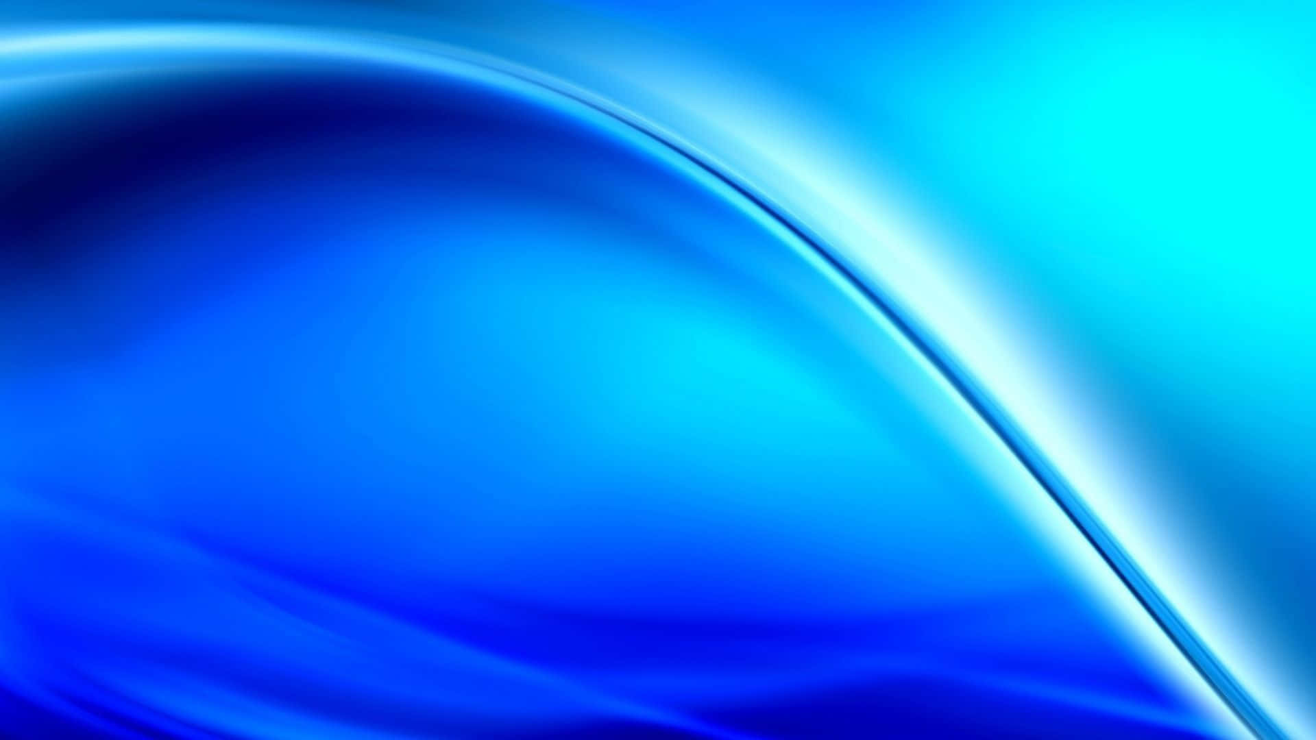 Abstract Blue Waves Banner Background