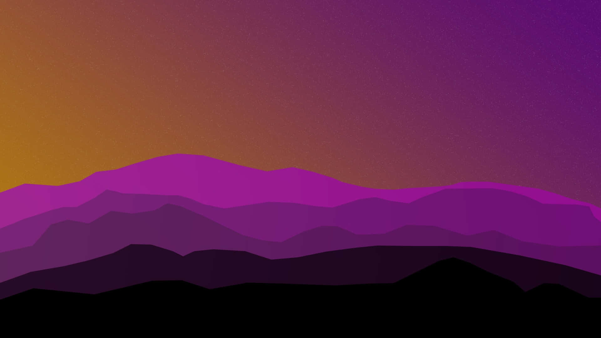 Minimalistischerschwarz-lila Hintergrund Mit Farbverlaufenden Wolken - Banner