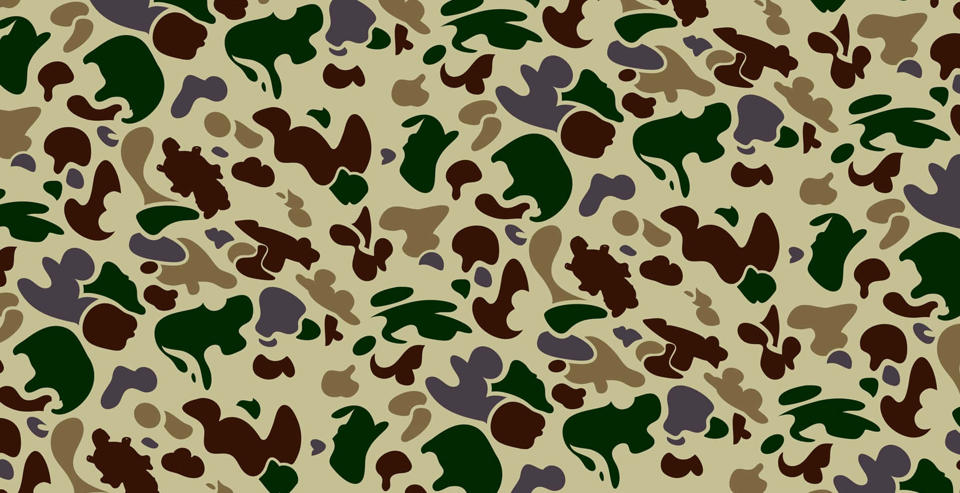 Detikoniske Bape Camouflage-print.