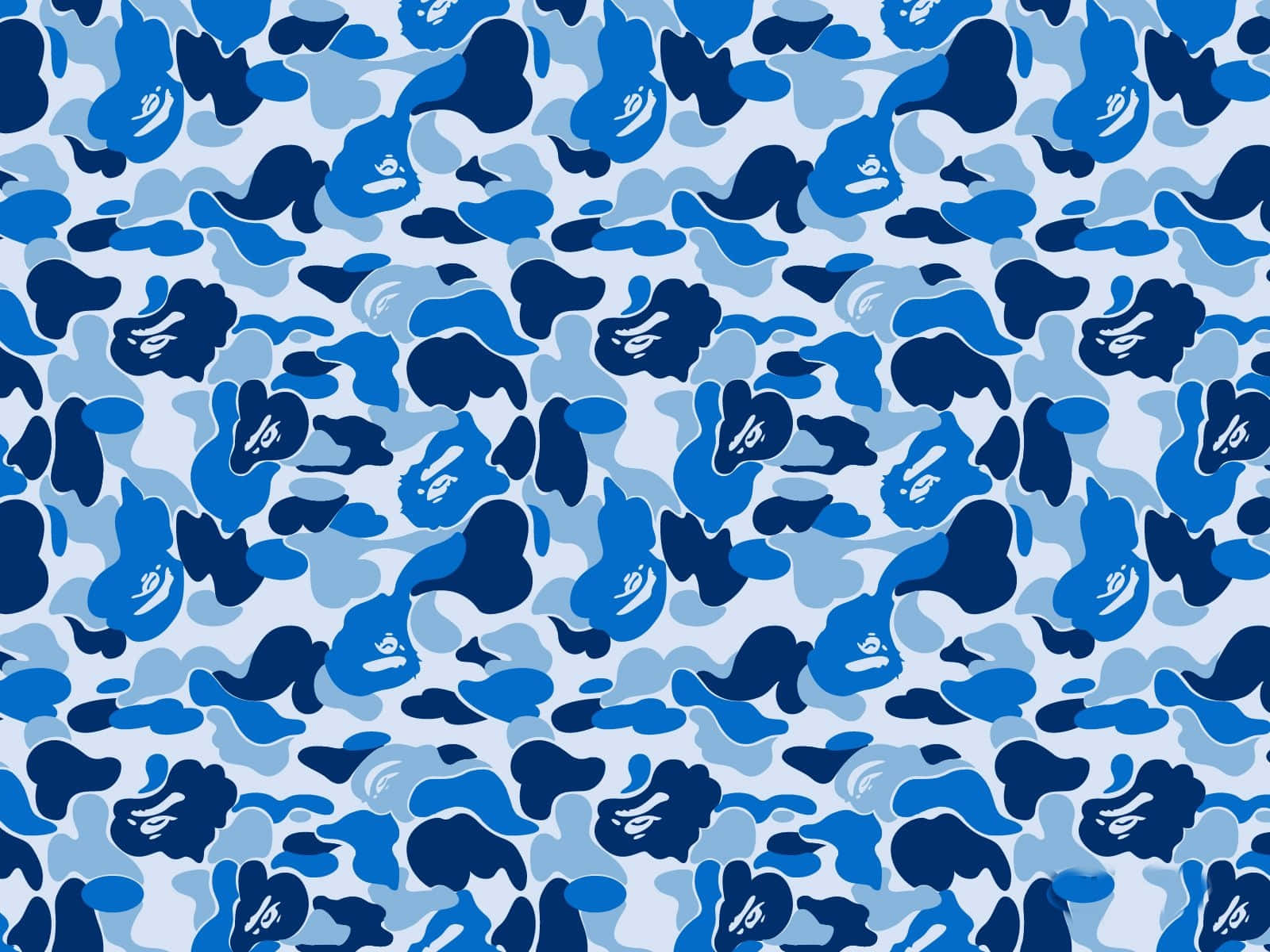 100+] Blue Bape Camo Wallpapers