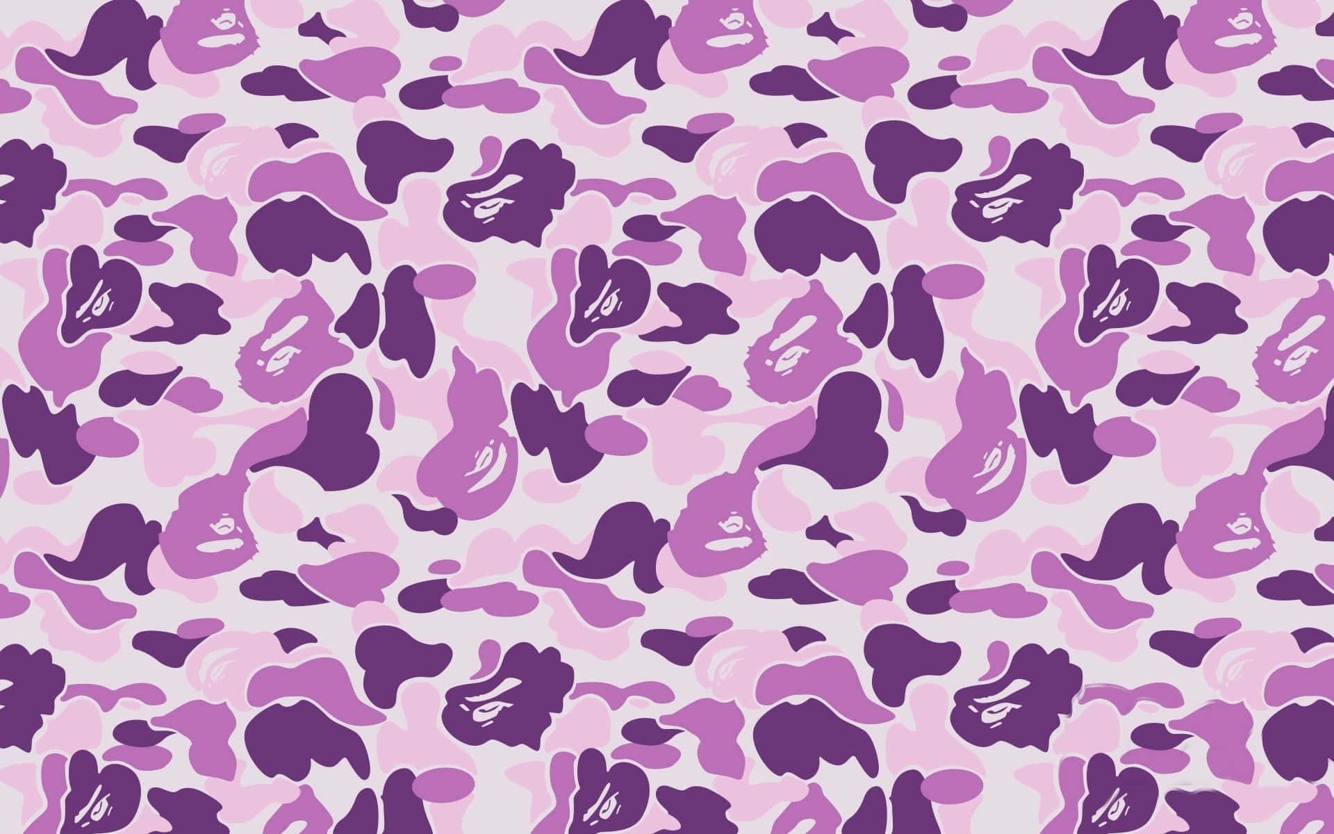 Et lilla og sort camouflage mønster Wallpaper