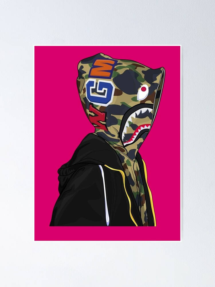 Image  Bape Cartoon in Colorful and Wacky Outfit Wallpaper