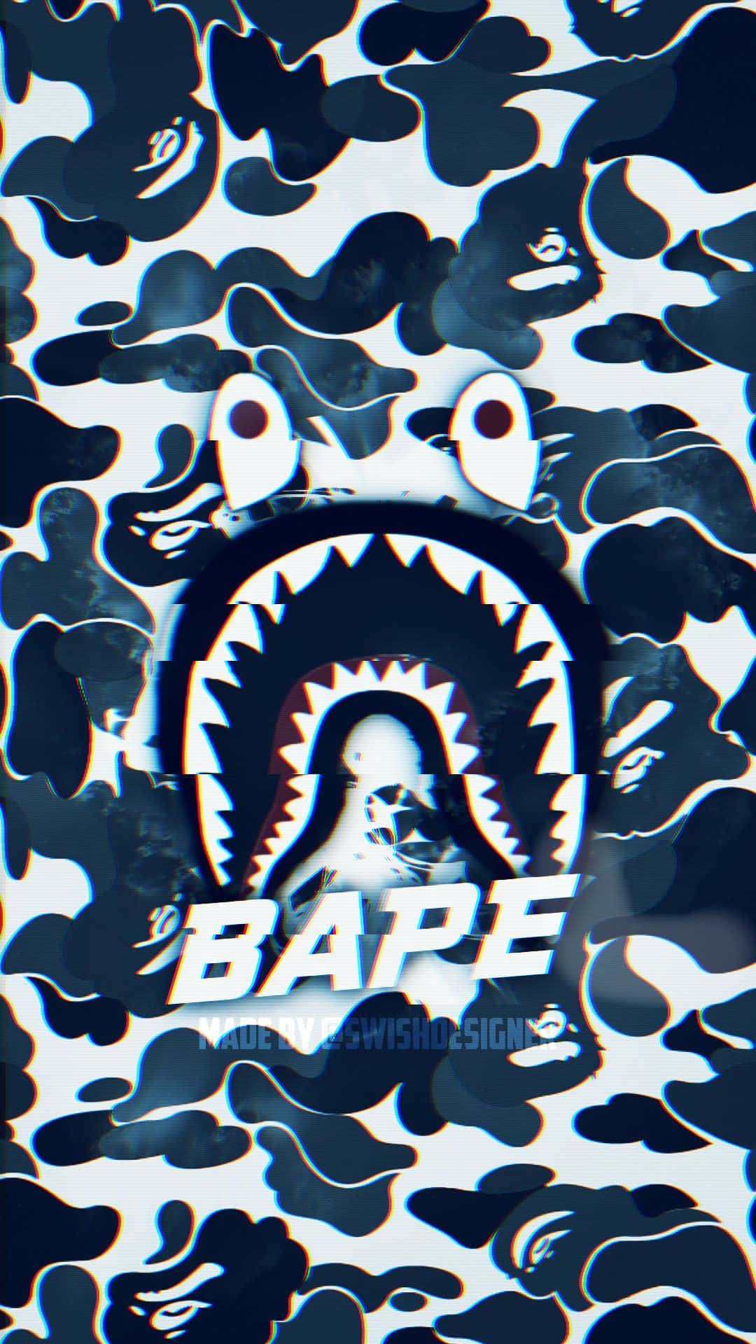 Upgrade your device with a BAPE iPhone Wallpaper