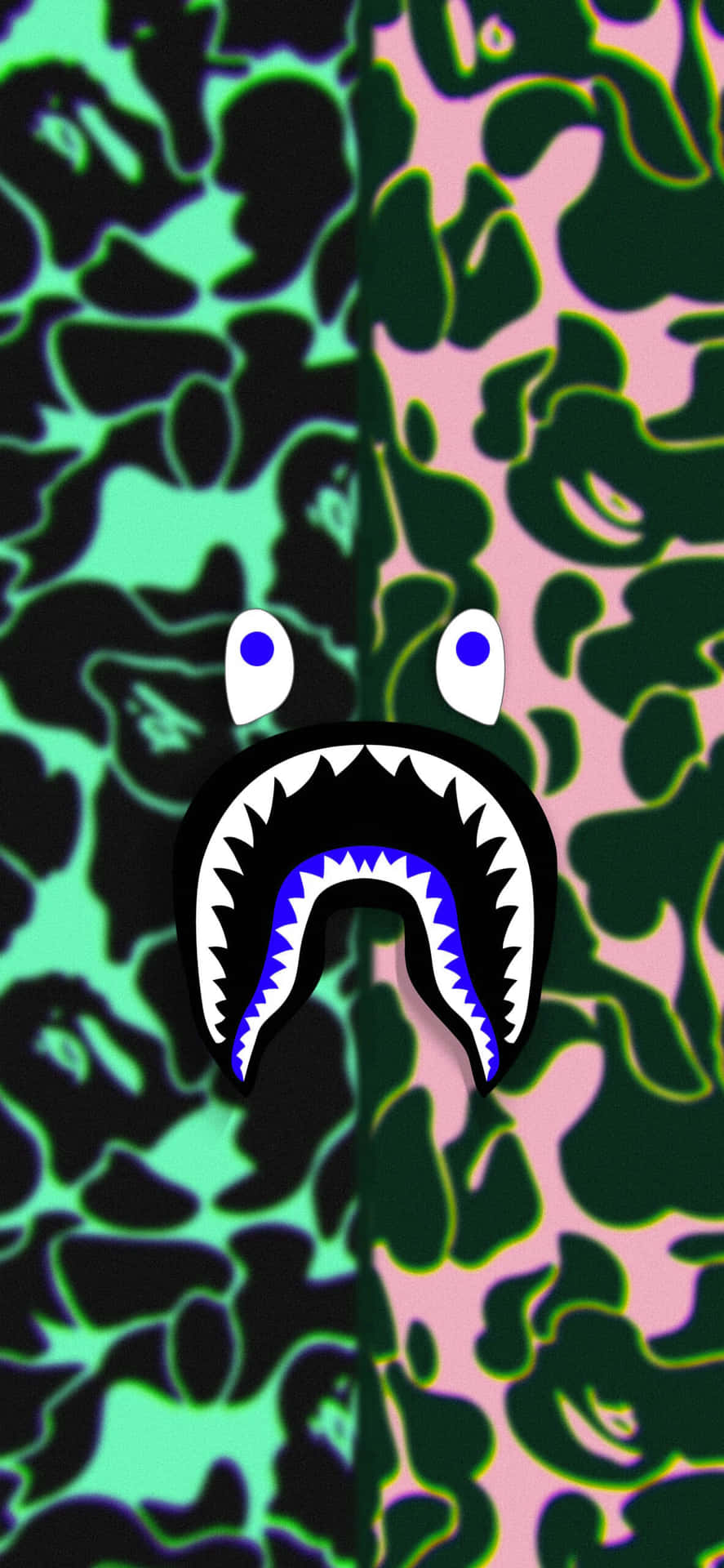 Be the trendsetter with the Bape iPhone Wallpaper