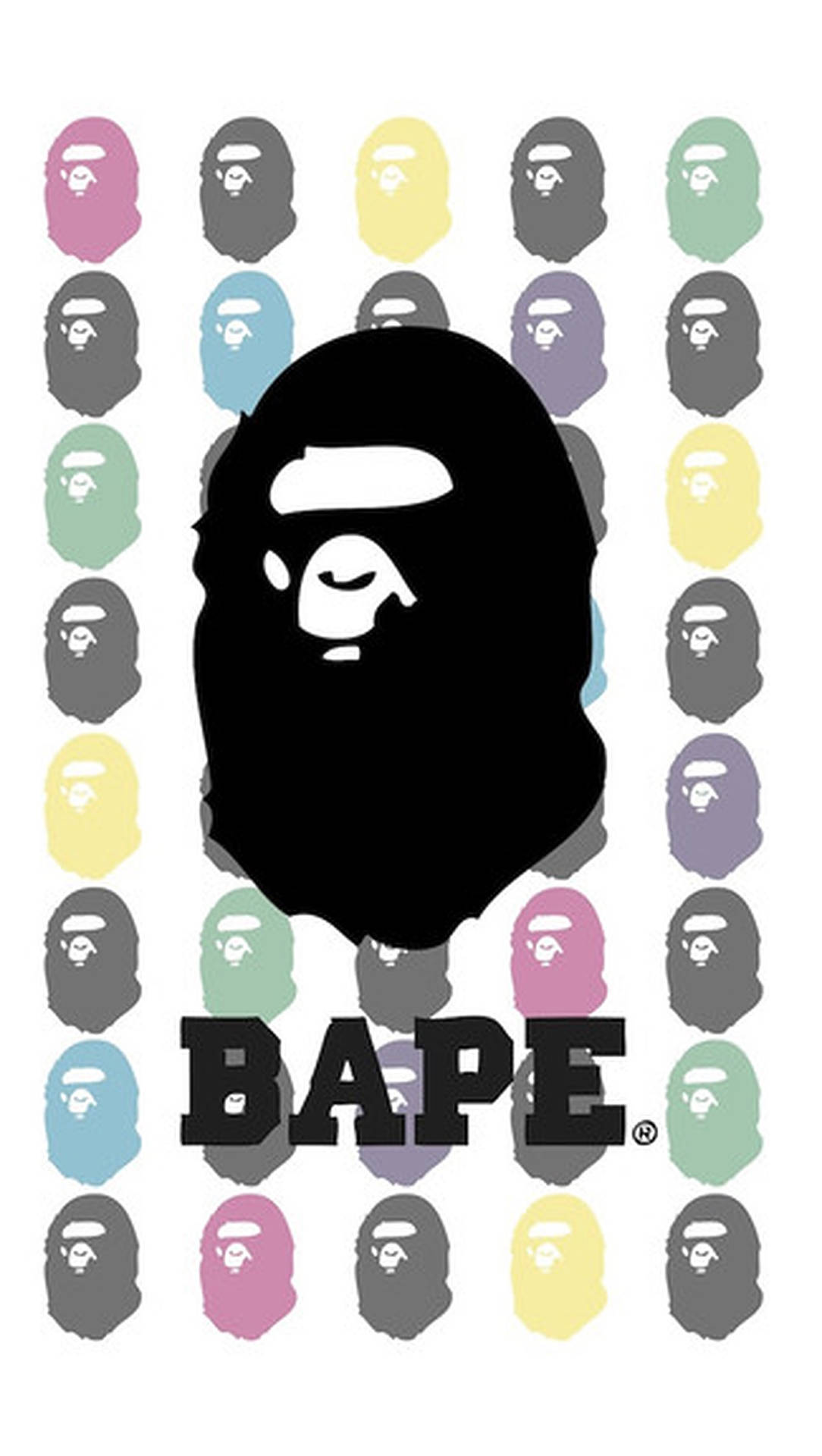 BAPE Pattern Logo Wallpaper