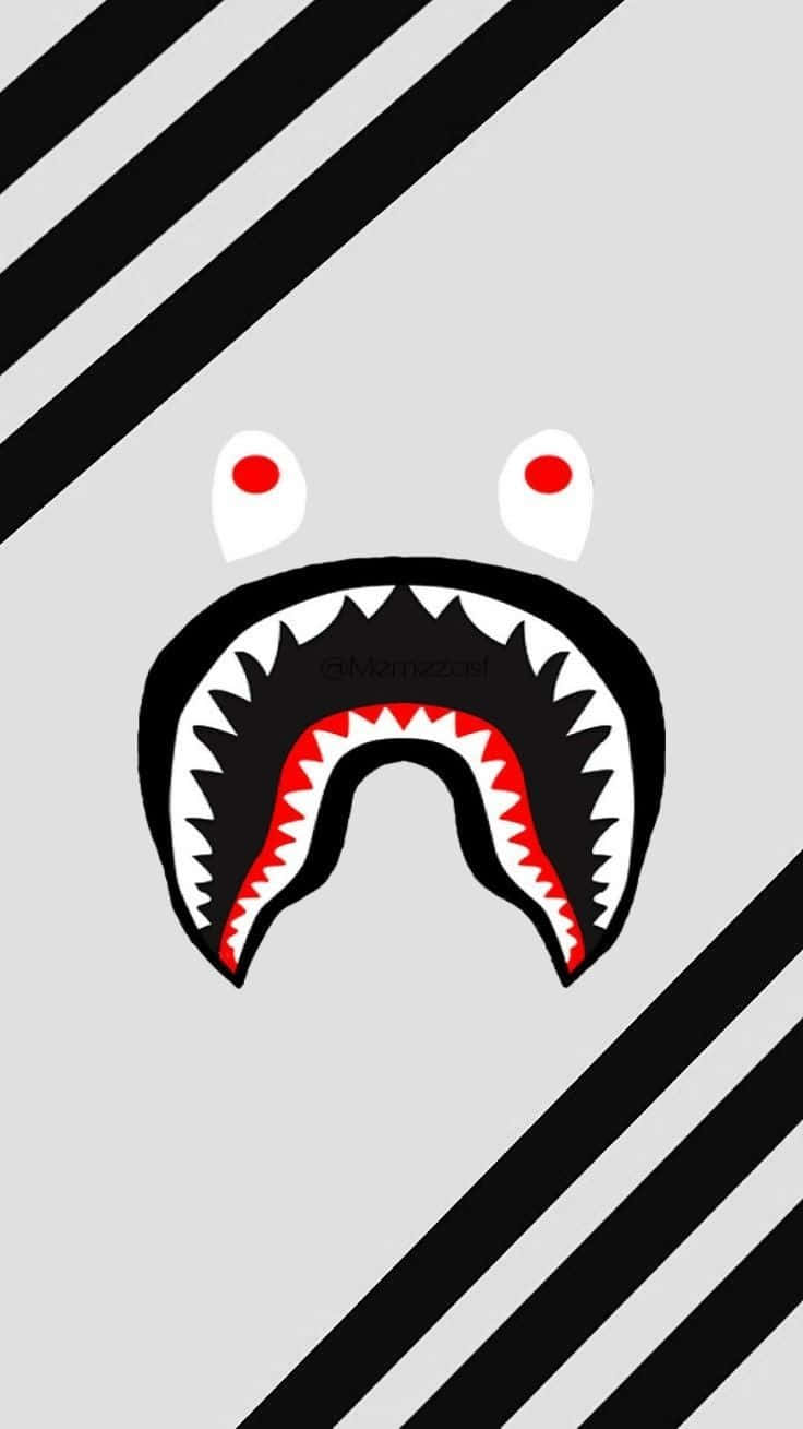 Bape Shark Graphic Design Wallpaper