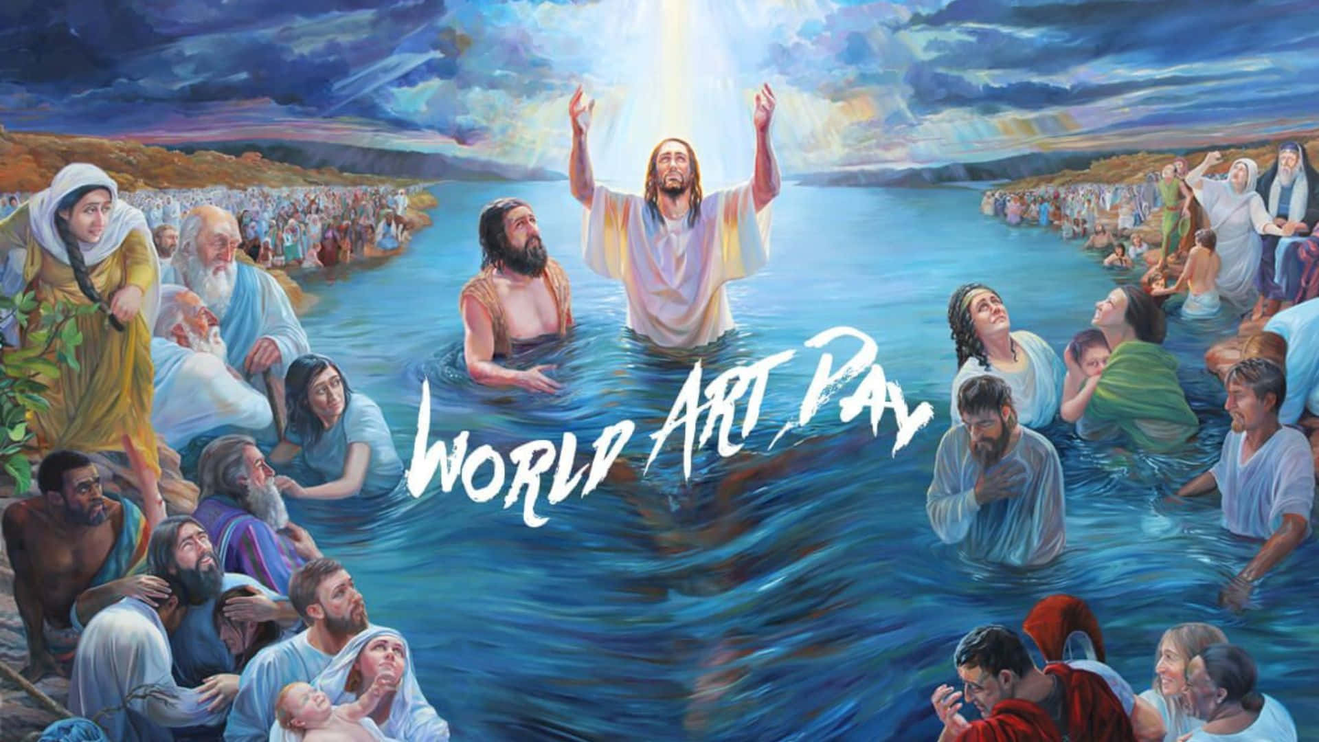 Baptism Background Painting