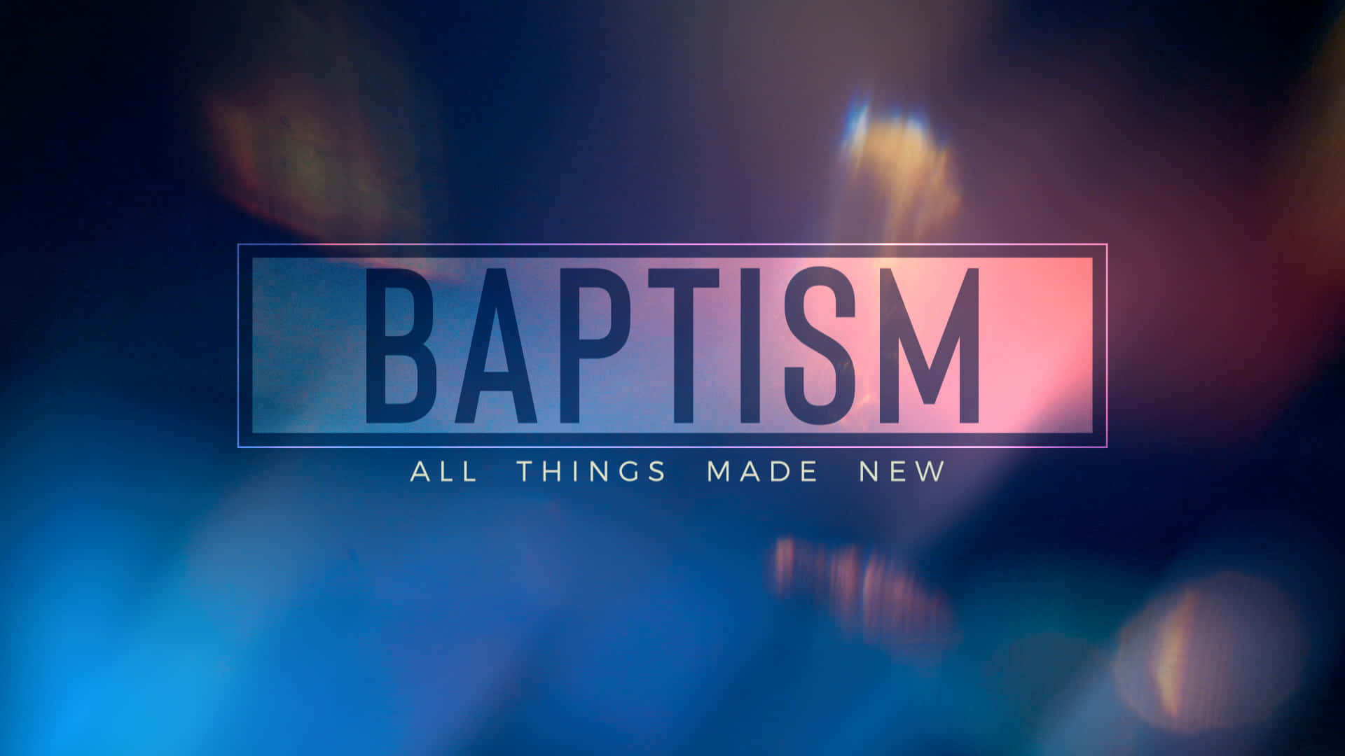 Baptism Background Text Effect