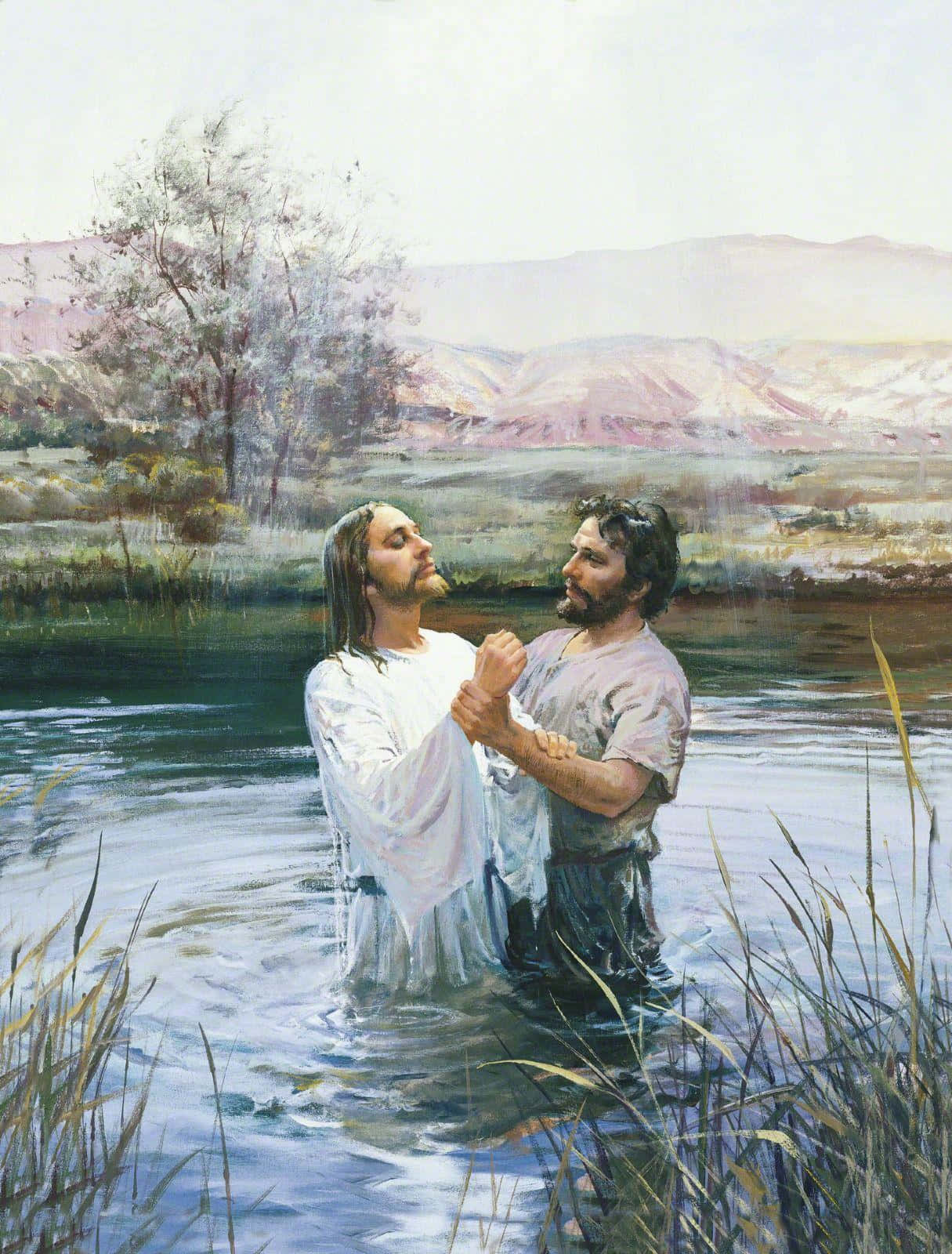 Unbambino Che Viene Battezzato