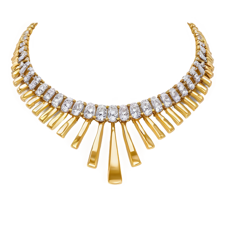 Bar Diamond Necklace Png 06262024 PNG