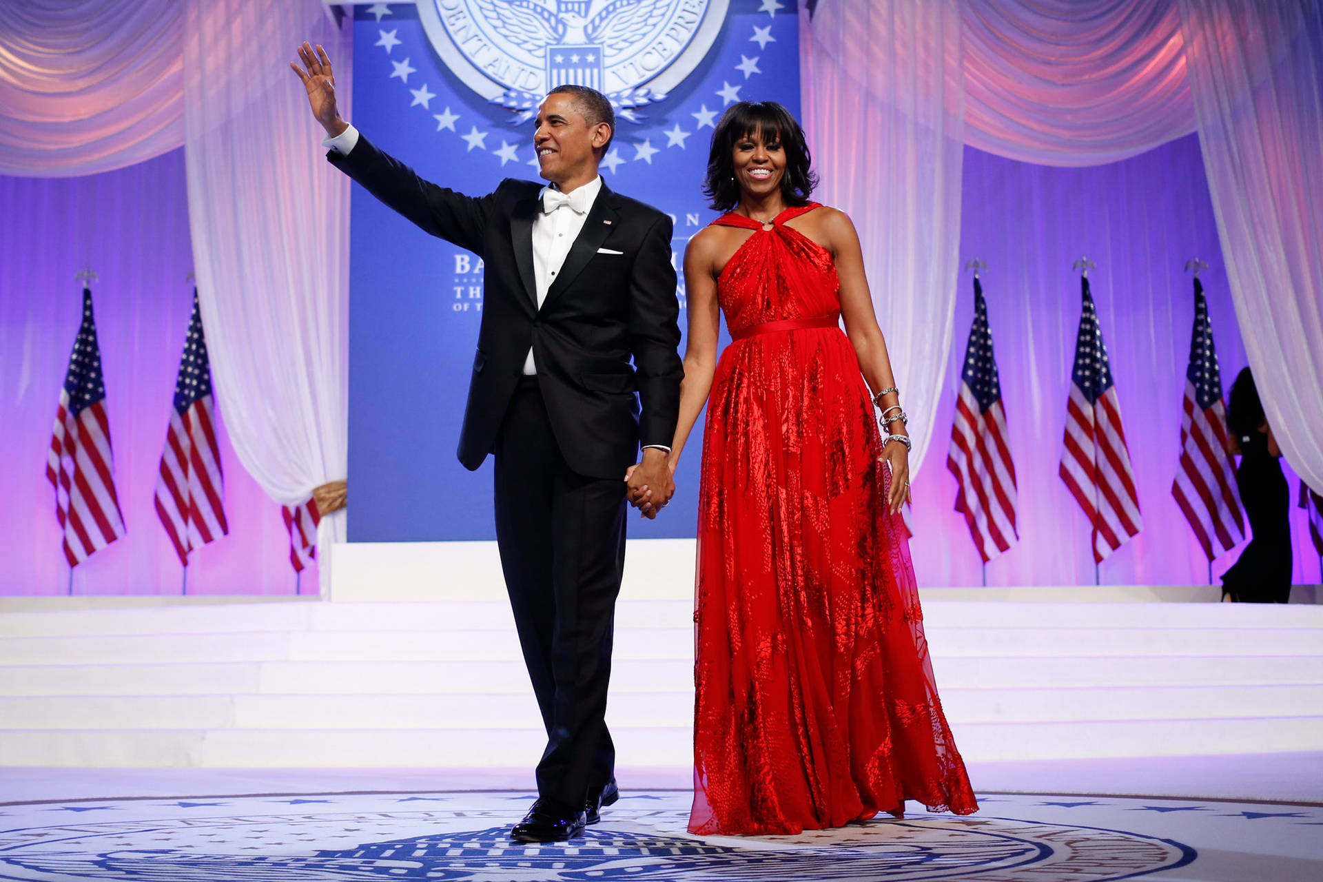 Barack And Michelle Obama 2013 Inauguration Wallpaper