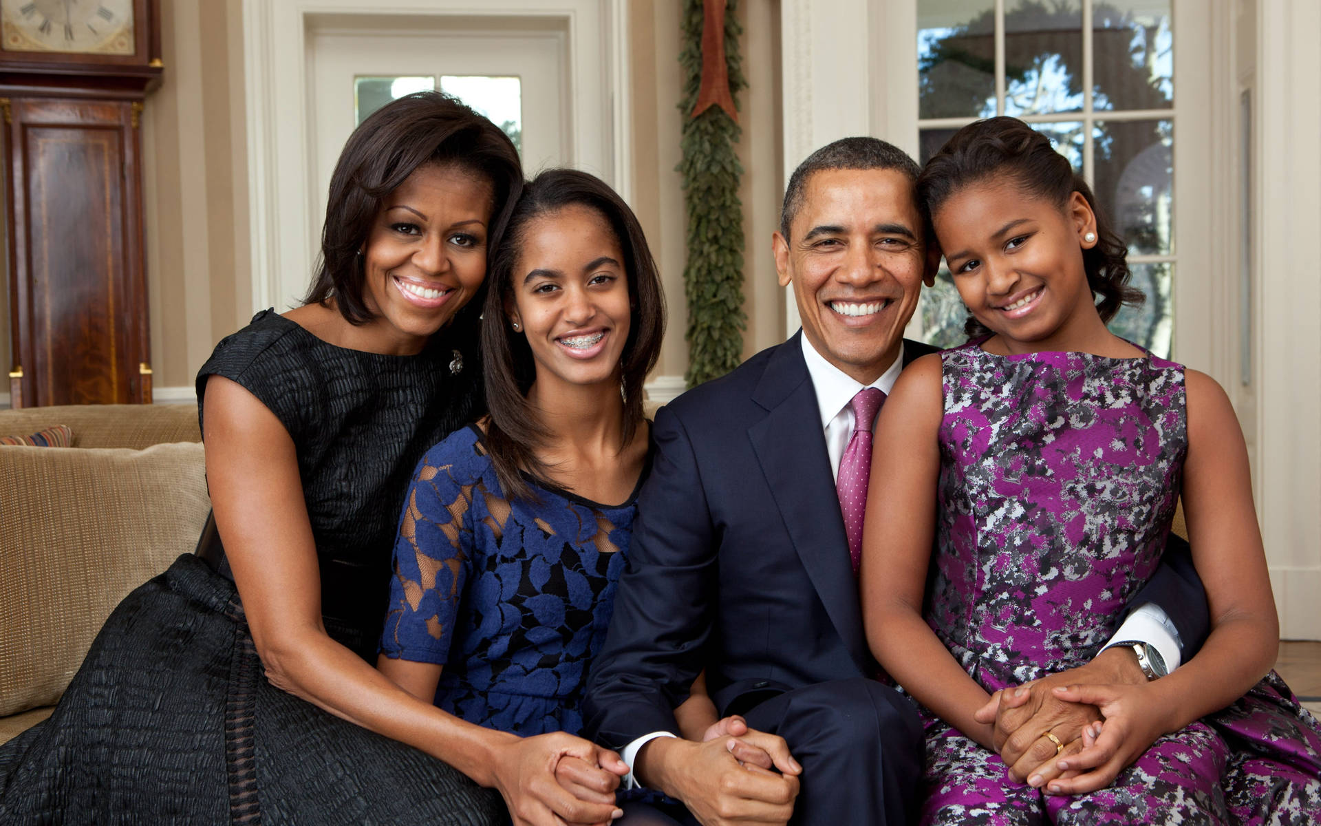 Barack Obama And His Beautiful Family
