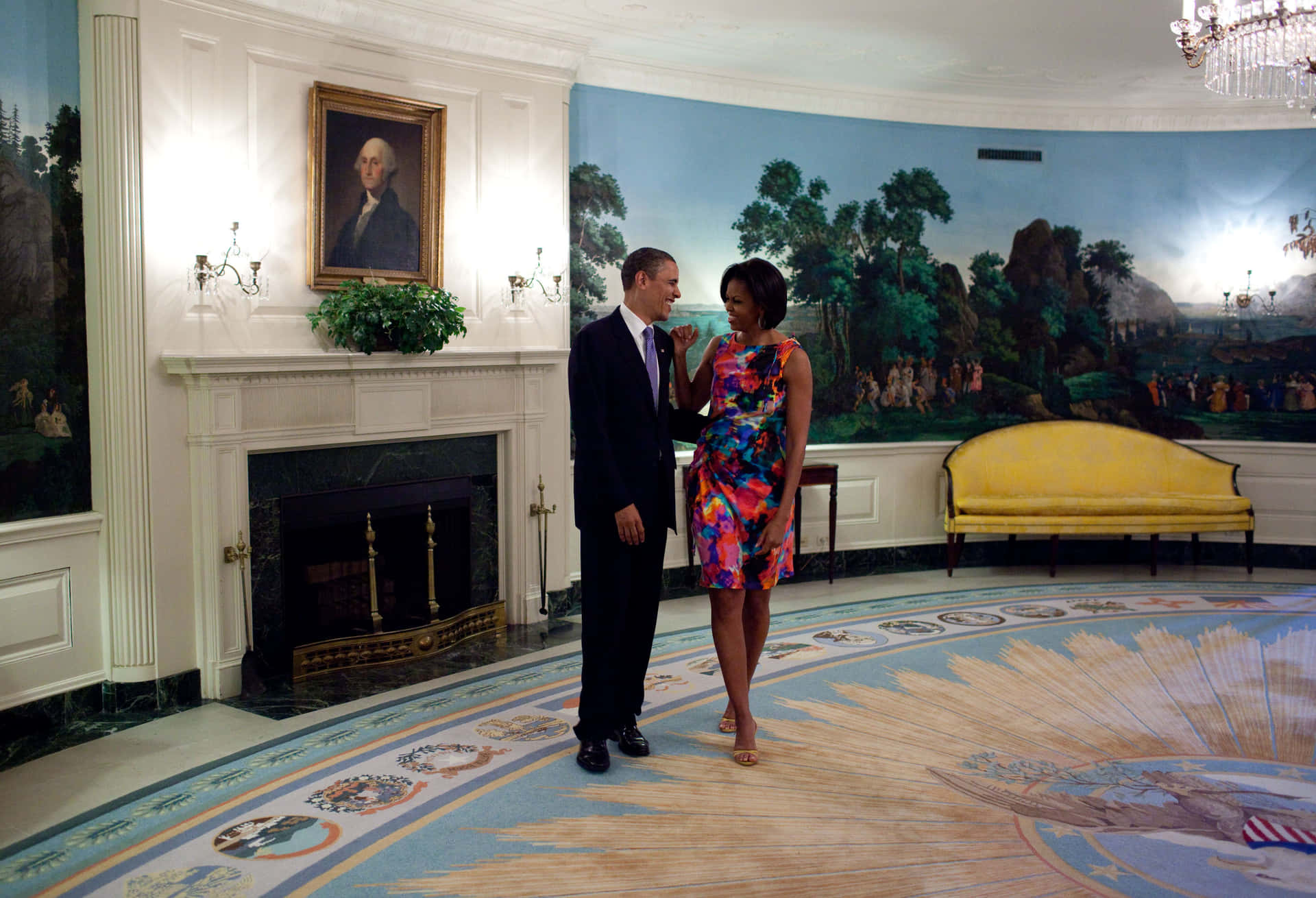 Ehemaligerus-präsident Barack Obama Im Weißen Haus