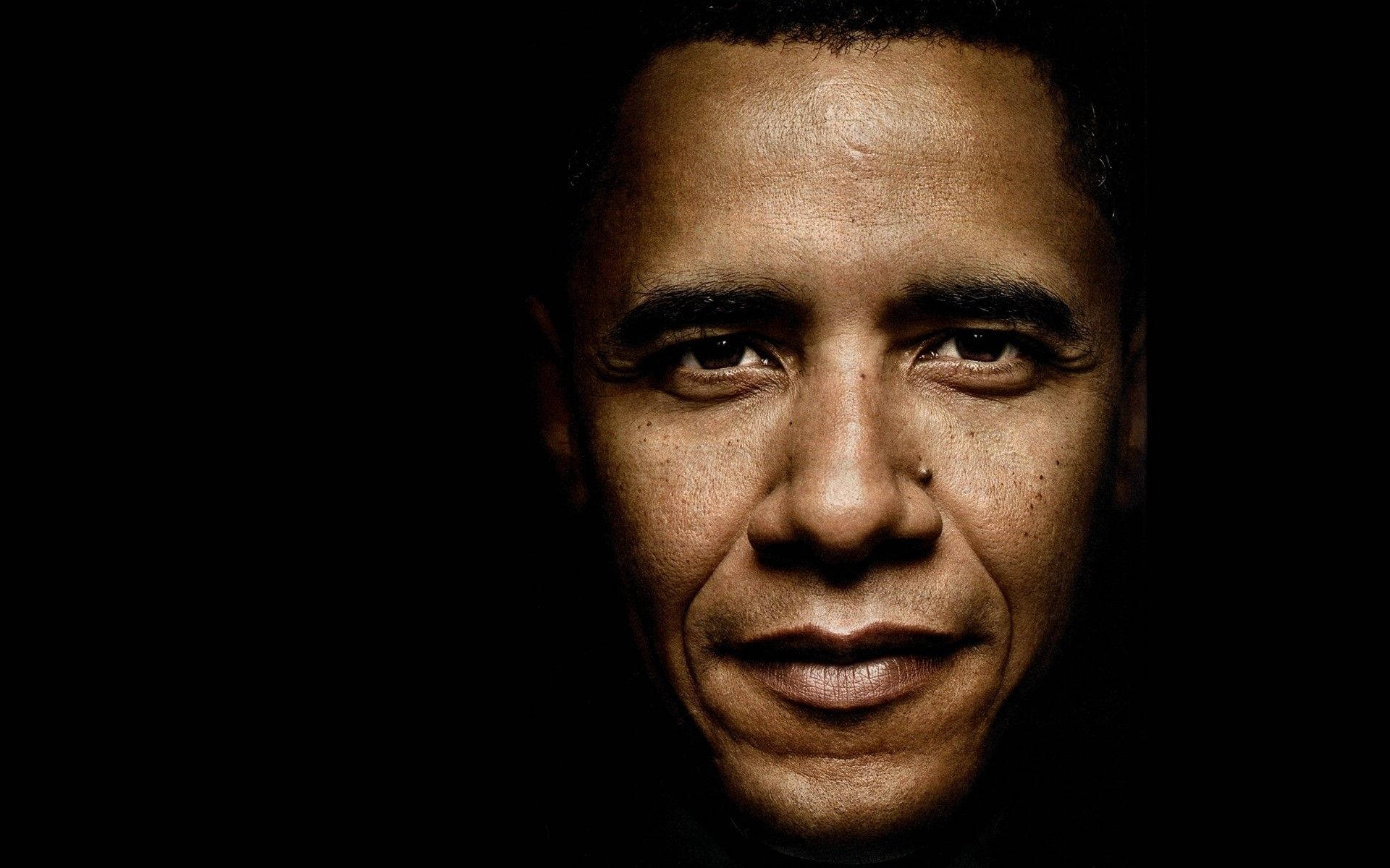Barack Obama Close-up Portrait