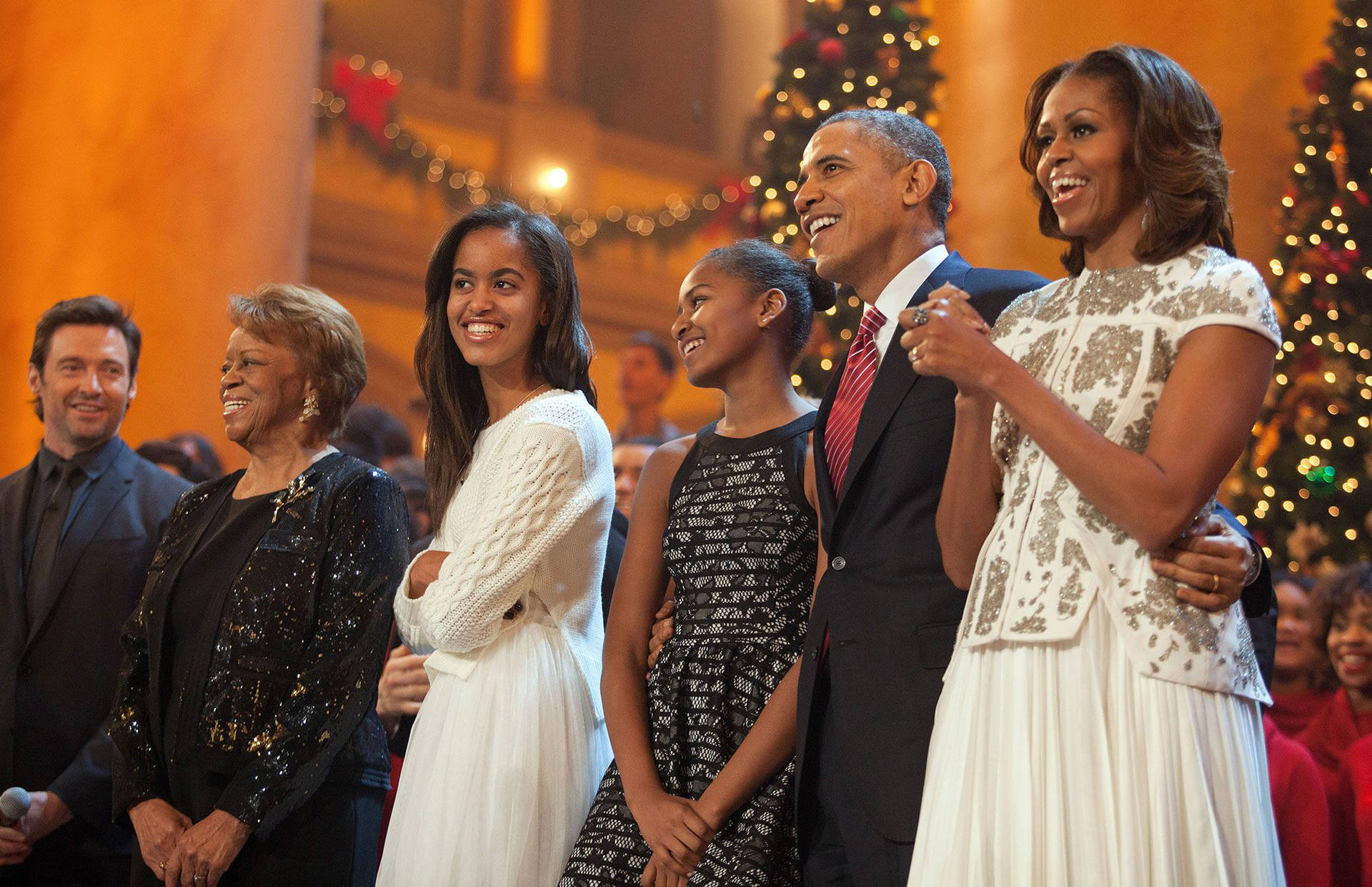 Barack Obama Family On Christmas