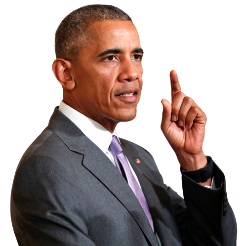 Barack Obama Gesture Speaking PNG