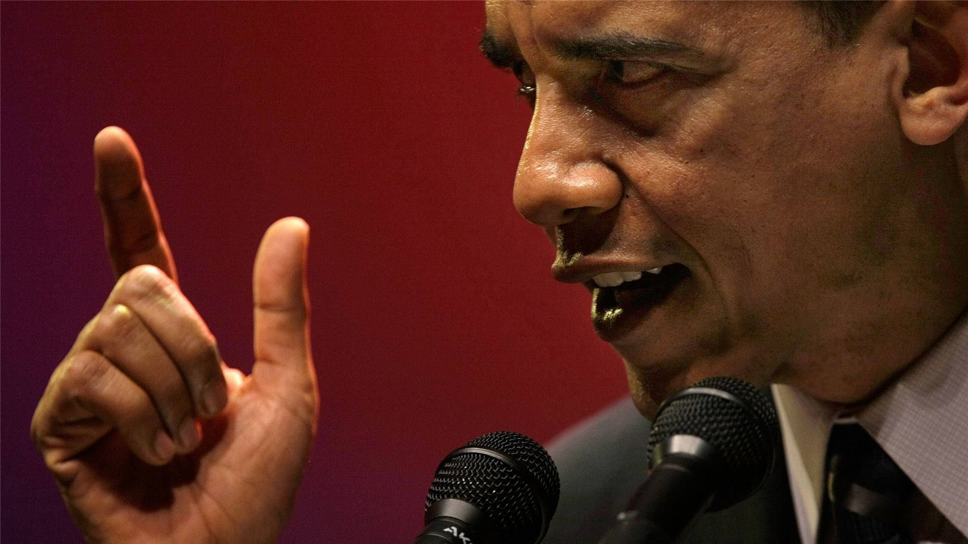 Barack Obama Serious Speech