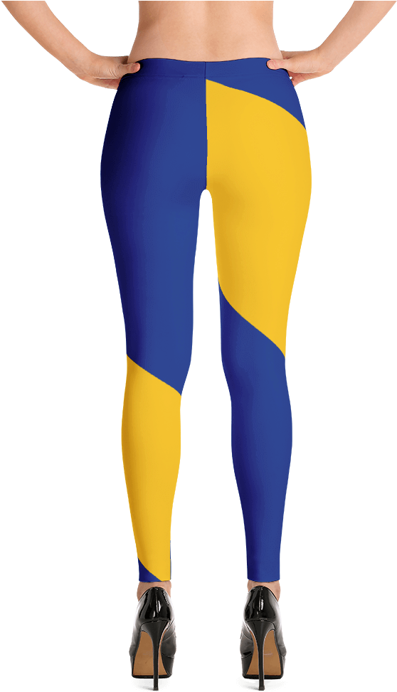 Download Barbados Flag Inspired Leggings | Wallpapers.com