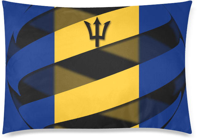 Download Barbados Flag Pillow Design | Wallpapers.com