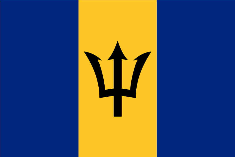 Barbados Flag Triton PNG